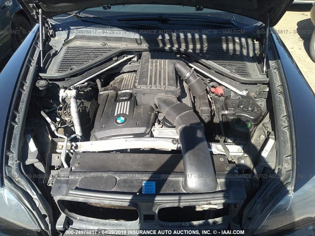 5UXFE4C5XAL276839 - 2010 BMW X5 XDRIVE30I BLACK photo 10