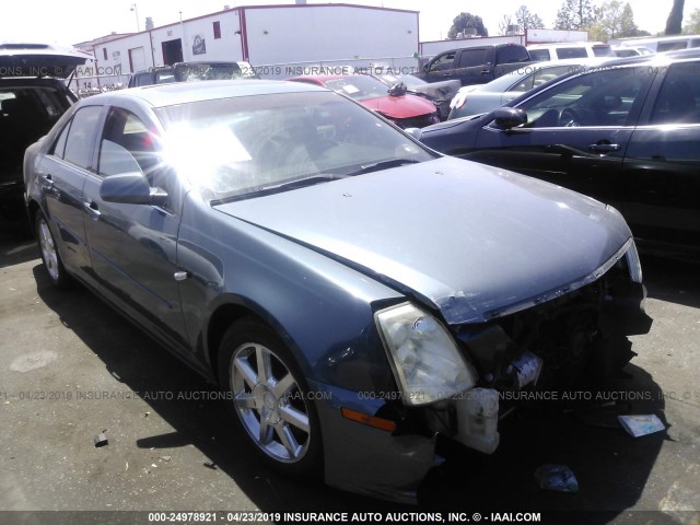 1G6DW677560118241 - 2006 CADILLAC STS Navy photo 1
