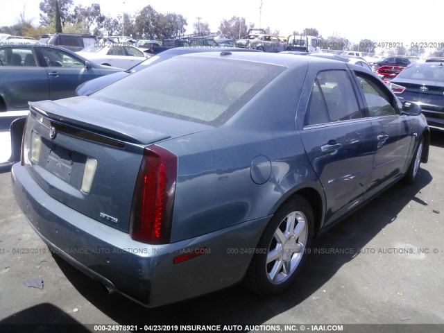1G6DW677560118241 - 2006 CADILLAC STS Navy photo 4