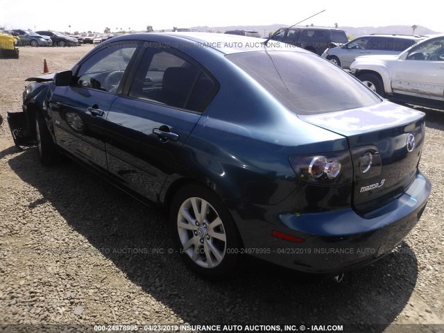 JM1BK123871747897 - 2007 MAZDA 3 S BLUE photo 3