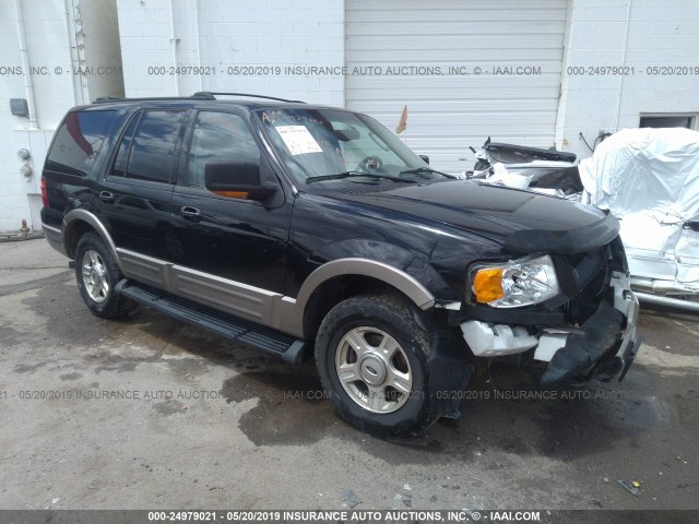 1FMFU18L23LA91435 - 2003 FORD EXPEDITION EDDIE BAUER BLACK photo 1