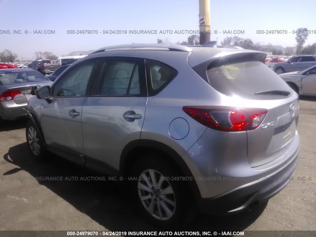 JM3KE2BE3D0118068 - 2013 MAZDA CX-5 SPORT SILVER photo 3