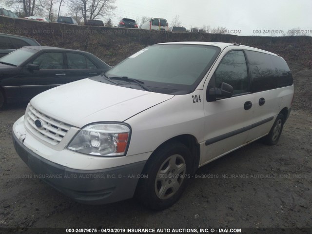 2FTZA54676BA16154 - 2006 FORD FREESTAR WHITE photo 2