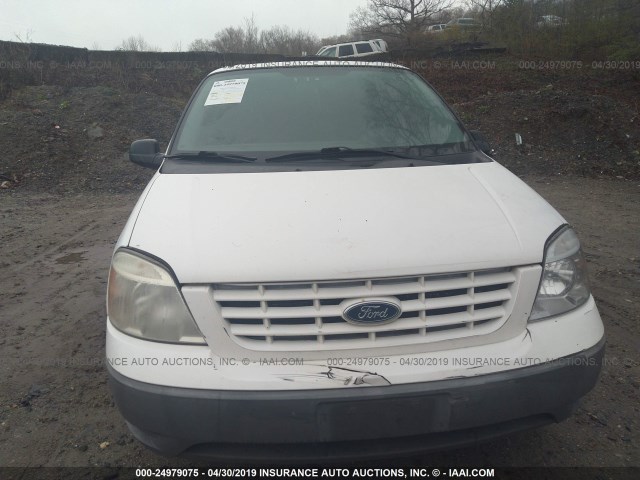 2FTZA54676BA16154 - 2006 FORD FREESTAR WHITE photo 6