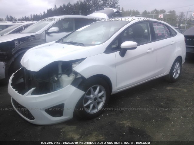 3FADP4AJXDM119632 - 2013 FORD FIESTA S WHITE photo 2