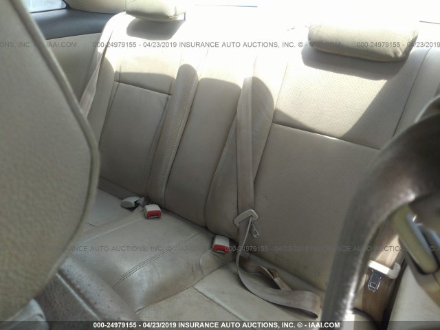 4T1CE38PX6U573888 - 2006 TOYOTA CAMRY SOLARA SE/SLE BLUE photo 8