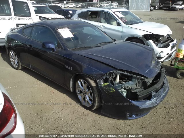 KMHHN66F57U248150 - 2007 HYUNDAI TIBURON GT/SE/GT LIMITED BLUE photo 1