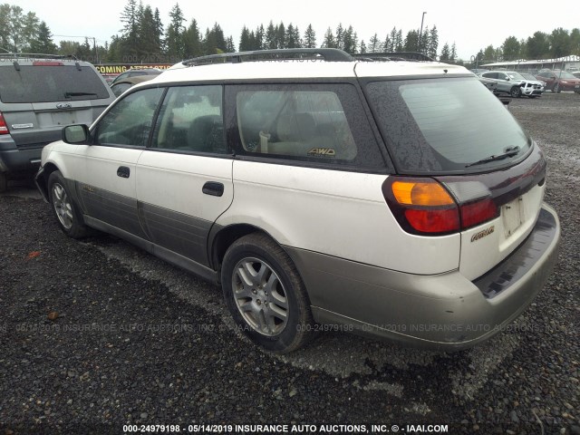 4S3BH675536611147 - 2003 SUBARU LEGACY OUTBACK AWP 奶油色 照片 3
