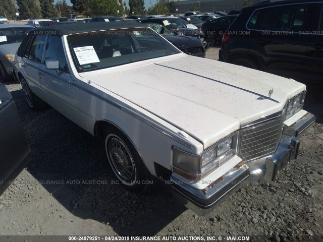 1G6AS6980EE811644 - 1984 CADILLAC SEVILLE WHITE photo 1