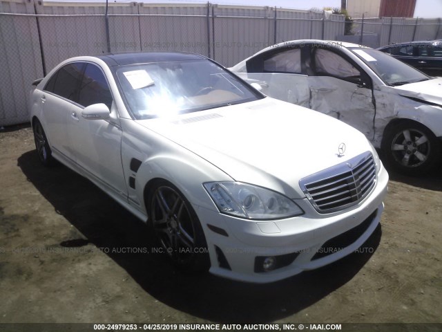 WDDNG77X58A168175 - 2008 MERCEDES-BENZ S 63 AMG WHITE photo 1