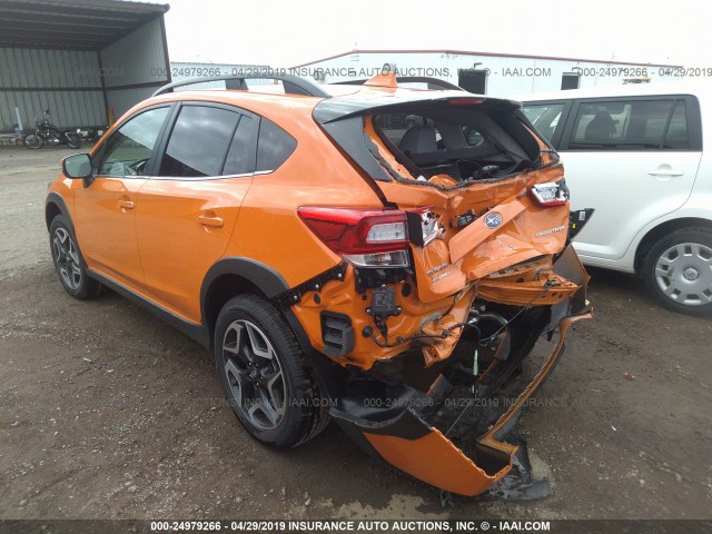 JF2GTAMC1K8289668 - 2019 SUBARU CROSSTREK LIMITED ORANGE photo 3