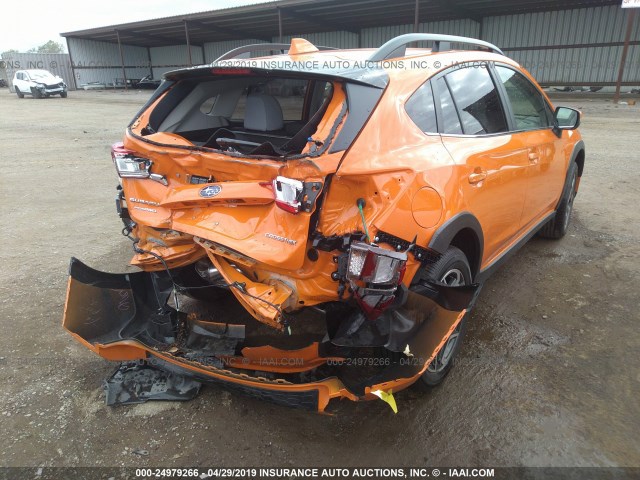 JF2GTAMC1K8289668 - 2019 SUBARU CROSSTREK LIMITED ORANGE photo 4