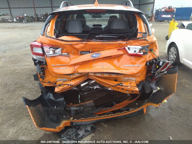 JF2GTAMC1K8289668 - 2019 SUBARU CROSSTREK LIMITED ORANGE photo 6