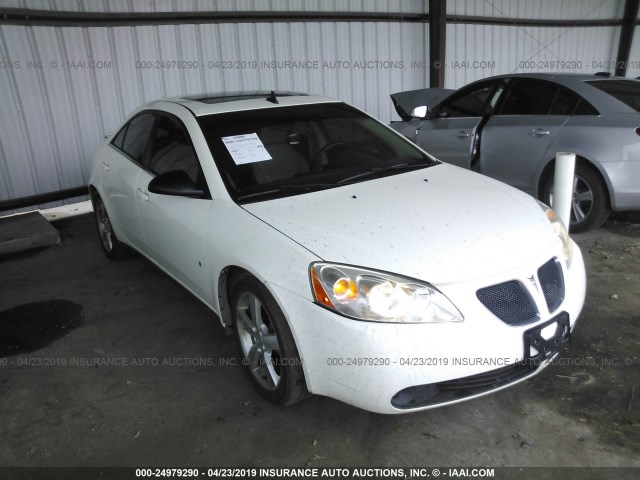 1G2ZH57N984177329 - 2008 PONTIAC G6 GT WHITE photo 1