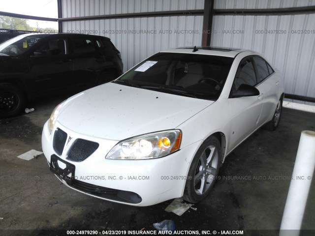 1G2ZH57N984177329 - 2008 PONTIAC G6 GT WHITE photo 2