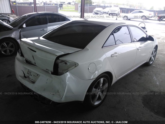 1G2ZH57N984177329 - 2008 PONTIAC G6 GT WHITE photo 4