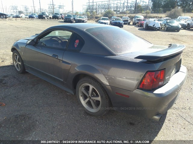 1FAFP42RX3F442817 - 2003 FORD MUSTANG MACH I GRAY photo 3