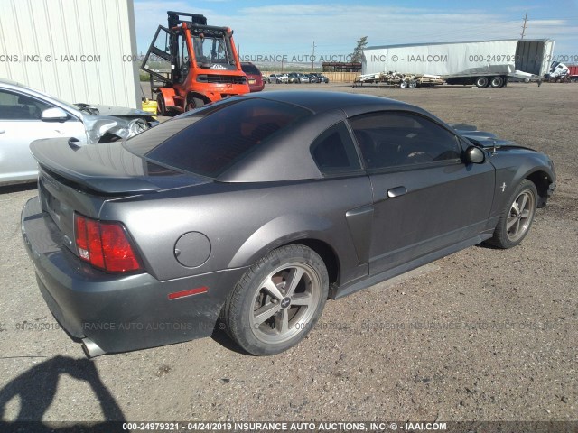 1FAFP42RX3F442817 - 2003 FORD MUSTANG MACH I GRAY photo 4