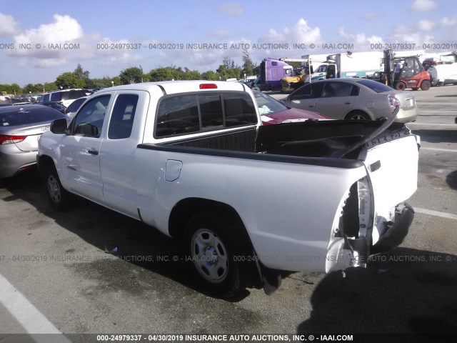 5TFTX4CN9DX022177 - 2013 TOYOTA TACOMA ACCESS CAB WHITE photo 3