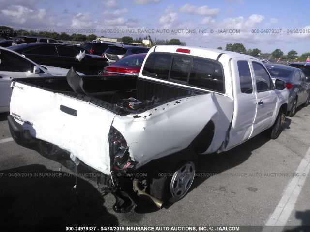 5TFTX4CN9DX022177 - 2013 TOYOTA TACOMA ACCESS CAB თეთრი ფოტო 4