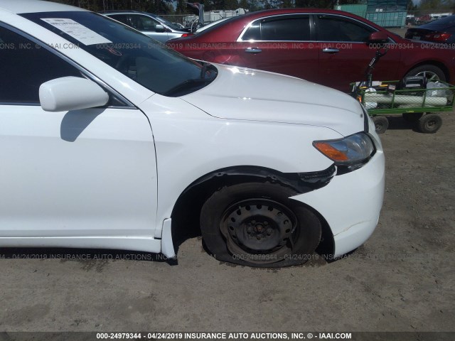 4T1BE46KX7U563887 - 2007 TOYOTA CAMRY NEW GENERAT CE/LE/XLE/SE WHITE photo 6