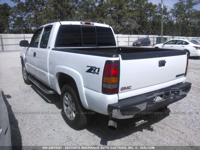 1GTEK19T46Z190411 - 2006 GMC NEW SIERRA K1500 WHITE photo 3