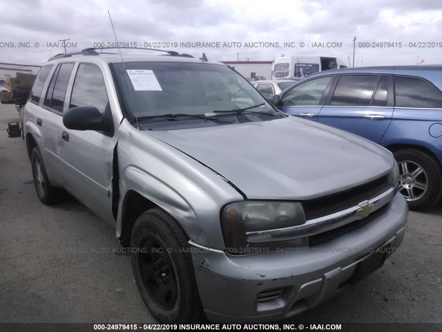 1GNDT13S672175967 - 2007 CHEVROLET TRAILBLAZER LS/LT SILVER photo 1