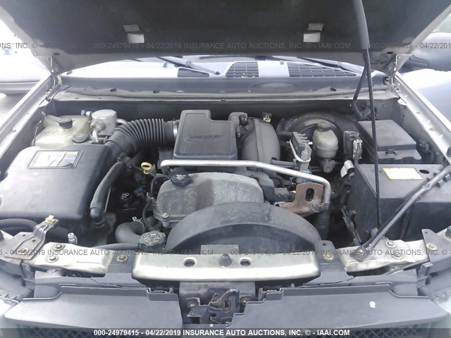 1GNDT13S672175967 - 2007 CHEVROLET TRAILBLAZER LS/LT SILVER photo 10