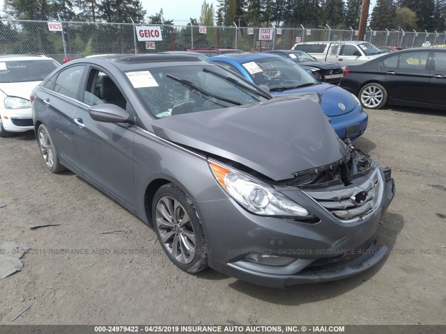 5NPEC4AB3BH212322 - 2011 HYUNDAI SONATA SE/LIMITED GRAY photo 1