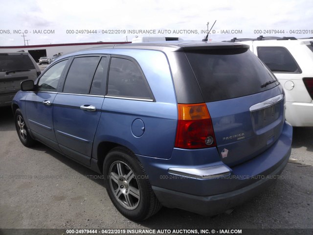 2A8GM68X97R126891 - 2007 CHRYSLER PACIFICA TOURING BLUE photo 3