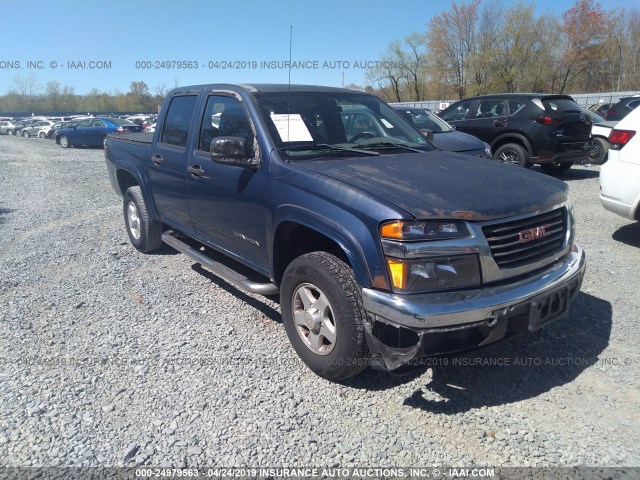 1GTDT136548115974 - 2004 GMC CANYON BLUE photo 1