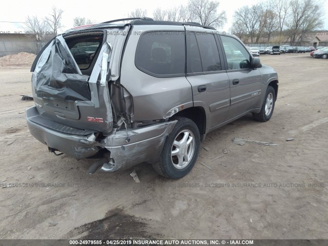 1GKDT13S352347804 - 2005 GMC ENVOY TAN photo 4