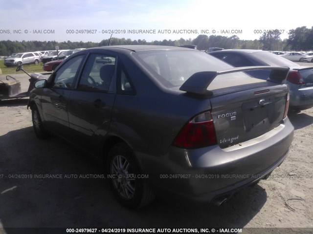 1FAFP34N67W231902 - 2007 FORD FOCUS ZX4/S/SE/SES 灰色 照片 3