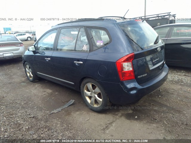 KNAFG526777112491 - 2007 KIA RONDO LX/EX BLUE photo 3