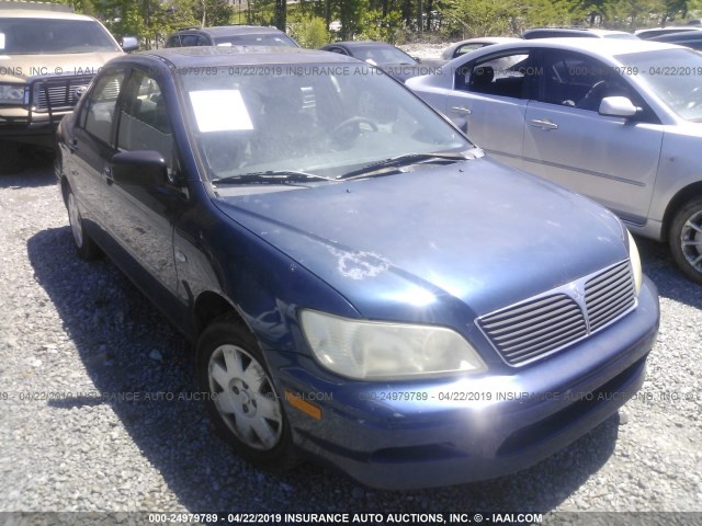 JA3AJ26E52U014664 - 2002 MITSUBISHI LANCER ES BLUE photo 1