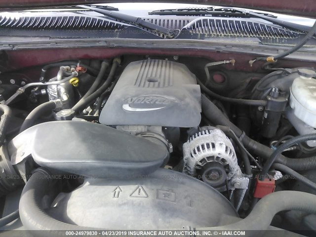 1GCEC14T34Z123221 - 2004 CHEVROLET SILVERADO C1500 MAROON photo 10