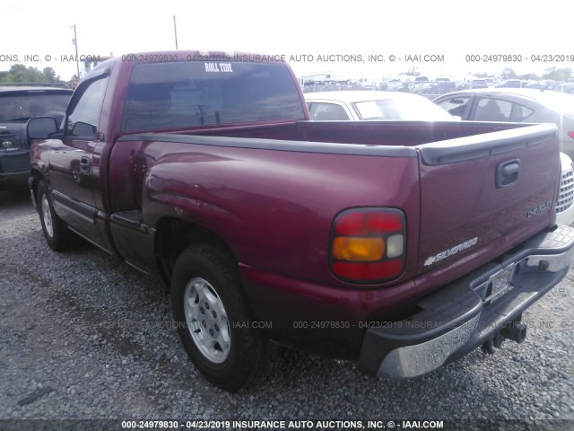 1GCEC14T34Z123221 - 2004 CHEVROLET SILVERADO C1500 MAROON photo 3