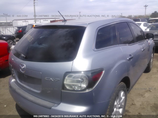 JM3ER293170117527 - 2007 MAZDA CX-7 SILVER photo 4