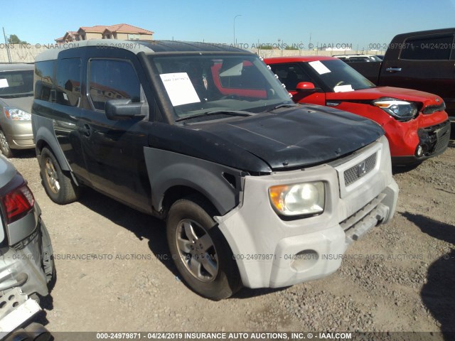 5J6YH28543L000281 - 2003 HONDA ELEMENT EX BLACK photo 1