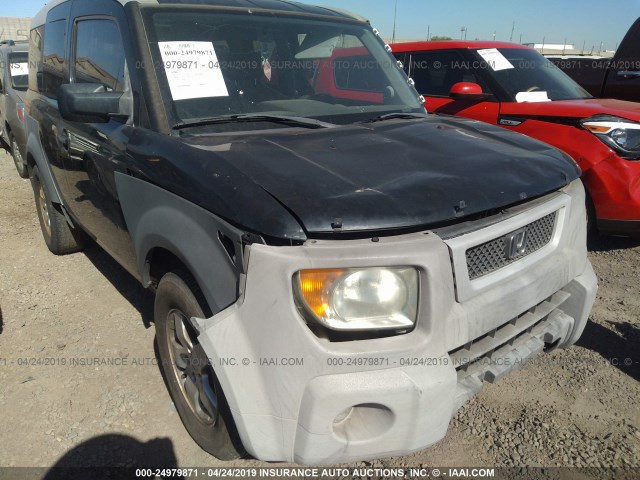 5J6YH28543L000281 - 2003 HONDA ELEMENT EX BLACK photo 6