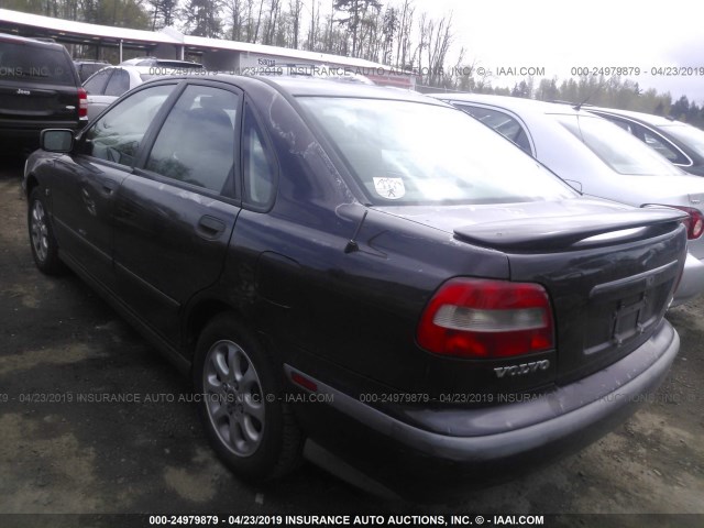 YV1VS2550YF511081 - 2000 VOLVO S40 PURPLE photo 3