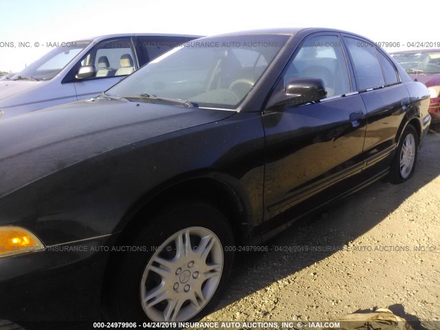 4A3AA36GX2E073600 - 2002 MITSUBISHI GALANT DE BLACK photo 6