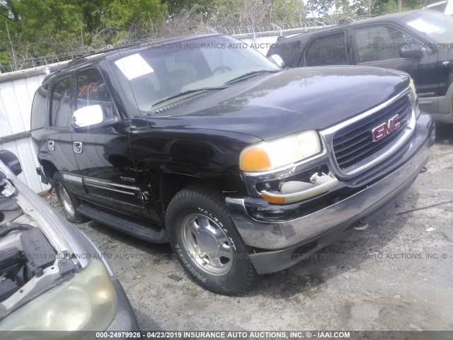 1GKEC13Z22J340796 - 2002 GMC YUKON BLACK photo 1