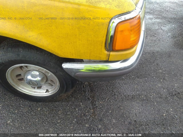 1FTCR10A9VUA52342 - 1997 FORD RANGER YELLOW photo 6