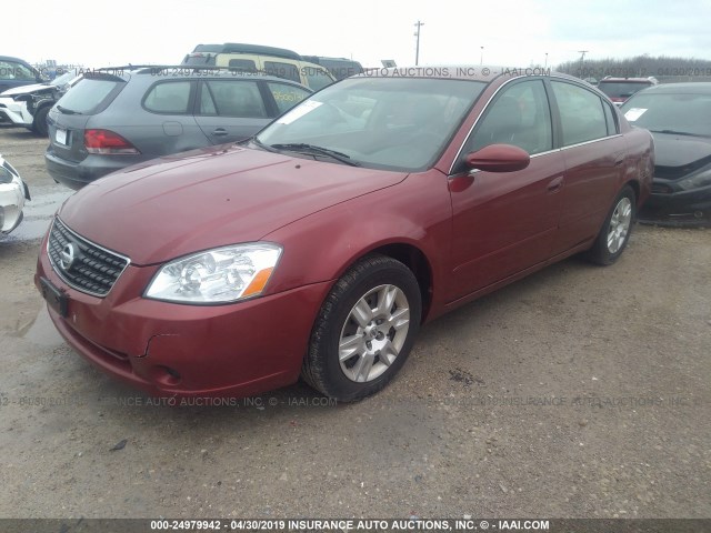 1N4AL11D06N313831 - 2006 NISSAN ALTIMA S/SL RED photo 2