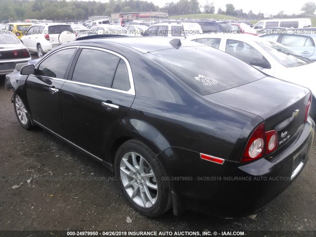 1G1ZE5E03CF157062 - 2012 CHEVROLET MALIBU LTZ შავი ფოტო 3