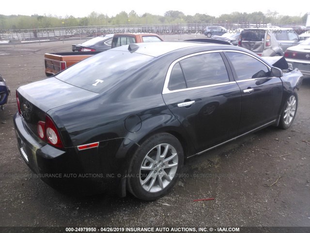 1G1ZE5E03CF157062 - 2012 CHEVROLET MALIBU LTZ შავი ფოტო 4