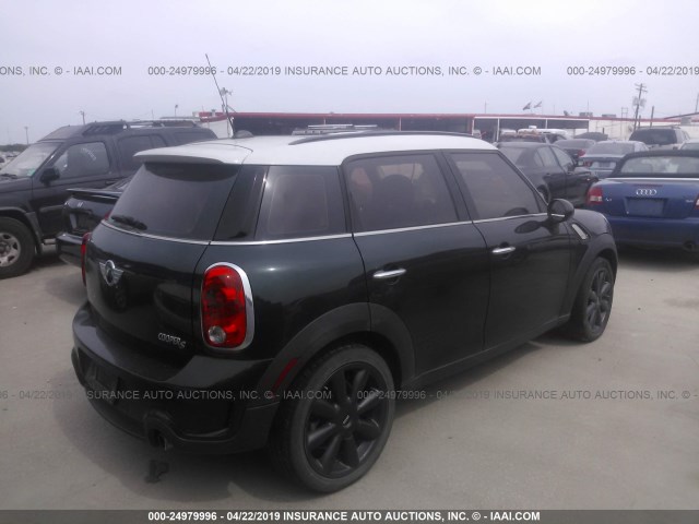 WMWZC3C55CWL82063 - 2012 MINI COOPER S COUNTRYMAN GREEN photo 4