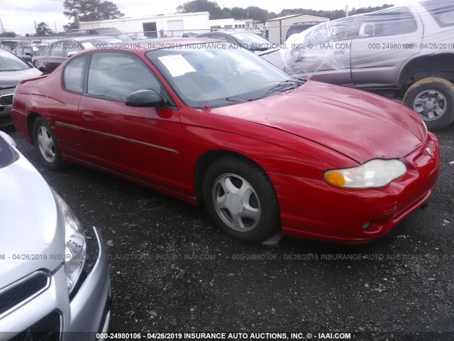 2G1WX12K039284260 - 2003 CHEVROLET MONTE CARLO SS RED photo 1