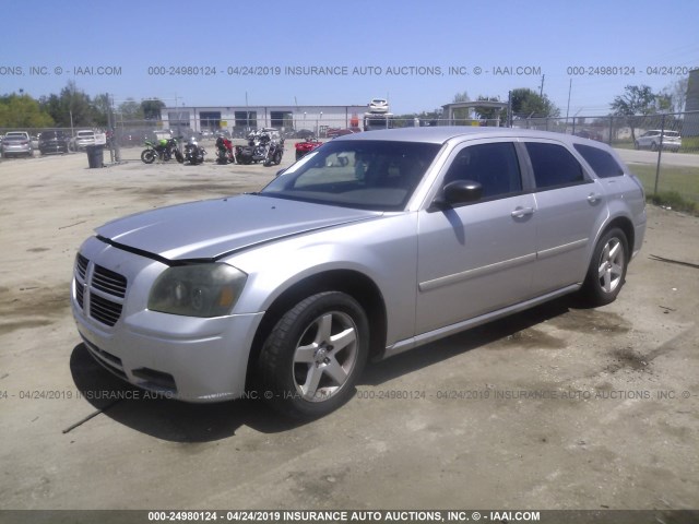 2D4FV47T56H512699 - 2006 DODGE MAGNUM SE SILVER photo 2